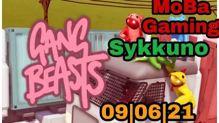 "MoBa Gaming" Sykkuno" Gangbeasts with corpse,karl,sapnap,ironmouse,dream,jeorge,emma ^_^ 09|06|21