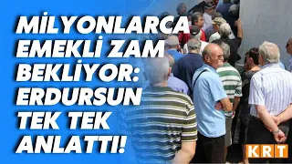 Emekli maaşları ne kadar olacak? Özgür Erdursun beklenen zam oranlarını açıkladı!