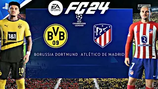 EA FC24 - Borussia Dortmund vs Atlético Madrid | PS5™ [4K60]Gameplay | UEFA Champions League 2023-24