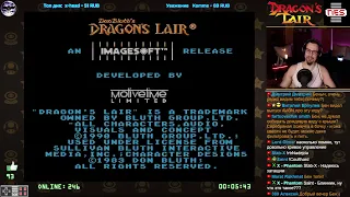 Dragons Lair прохождение (U) | Игра ( Dendy, Nes, Famicom, 8 bit ) 1990 Стрим RUS