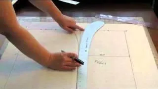 Grandma's Sewing Cabinet Skirt Pattern Drafting Tutorial 3: Part 2 Drafting the Pattern