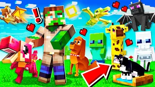 TAMING *100* CUTE PETS in MINECRAFT!