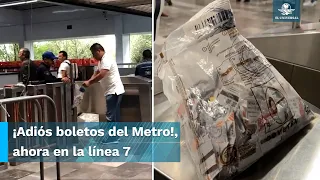 Metro CDMX se despide de los boletos, ahora en la Línea 7