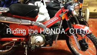 Honda CT 110  on and off road