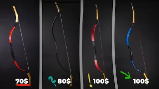 Best BOW under 100$ (Comparison of Turkish, Mongol, Chinese and Tibet bows) archery test