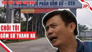 Gốm sứ Thanh Hà chối tội "đầu độc" nước sông Đà | Tin tức Việt Nam mới nhất | TT24h