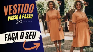 Vestido Outono 2024 | Aula de Modelagem e Costura | Patronaje