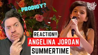 Angelina Jordan! Summertime Reaction!! Fixed Video!!