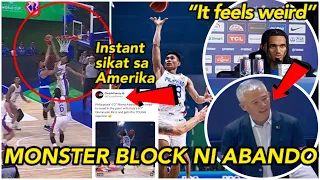 GILAS VS ITALYA | PAGSUPALPAL NI ABANDO SA ITALYANO | CLARKSON HINDI NA IPINAGTANGGOL SI COACH CHOT