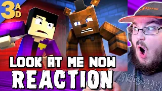 "LOOK AT ME NOW - REMASTERED" FNAF Minecraft Music Video | 3A Display FNAF REACTION!!!