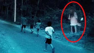 一群男孩路邊遇到鬼魂？|7個靈異、恐怖的視頻片段|網吧也會鬧鬼？