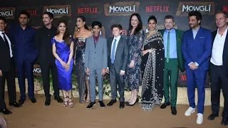 Hollywood & Bollywood stars together for Mowgli Trailer Launch || Netflix