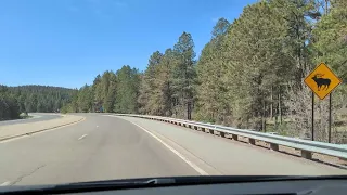 DRIVING TO CLOUDCROFT NEW MEXICO