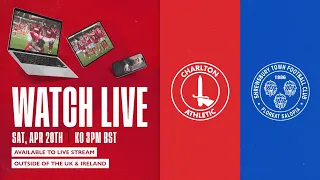 PRE SHOW LIVE | CHARLTON V SHREWSBURY (20/04/24)