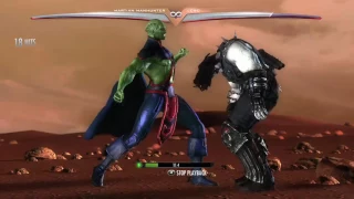 Injustice: Gods Among Us 20 hit Martian Manhunter combo