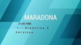 MARADONA - 21-05-1980 - Austria 1 - Argentina 5 - Amistoso