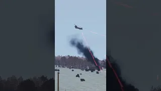 【hyper】CH-47 Chinook.  Simulation.  #shorts #crash