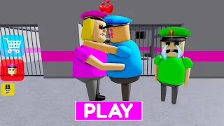 SECRET UPDATE | GIRL POLICE FALL IN LOVE WITH BARRY? OBBY ROBLOX #roblox #obby