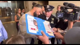 Roman Reigns Signing Autographs In New York City | WBTC