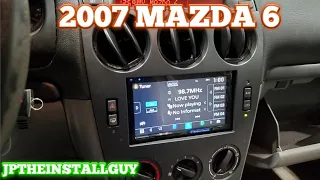 2006 2007 2008 mazda 6 radio removal and jvc double din install