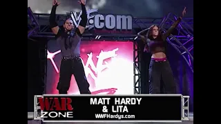 Matt Hardy and Lita Entrance Raw 9/3/2001