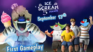 🍦 ICE SCREAM 5 FRIENDS : MIKE'S ADVENTURES FIRST GAMEPLAY & TEASER With Oggy and Jack Voice