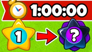 How Far Can I Level A New Account In 1 HOUR? (Bloons TD 6)