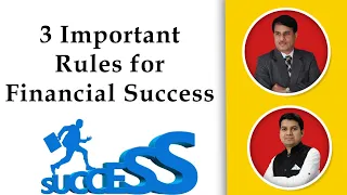 3 Important Rules for Financial Success | Dr. Bharath Chandra & Mr. Rohan Chandra