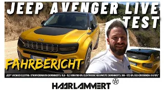 Jeep Avenger Elektro-SUV | Test & Fahrbericht | Filipes erster Testdrive | Haarlammert