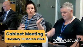 Torbay Council Cabinet Meeting 19 March 2024