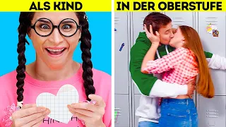 DU IN DER OBERSTUFE VS DU ALS KIND || Unterschiedliche Arten von Menschen, nachvollziehbare Momente!