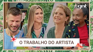 Fernanda Lima e Rodrigo Hilbert recebem amigos e falam sobre o trabalho do artista | Bem Juntinhos