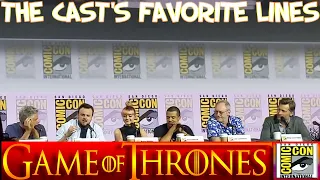 Game of Thrones Cast Reveal Their Favorite Lines | San Diego Comic Con 2019 Panel