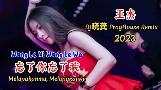 王杰 - 忘了你忘了我 - Wang Le Ni Wang Le Wo - (Dj晓龚 ProgHouse Remix 2023) Melupakanmu, Melupakanku