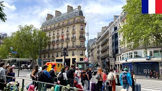 🇫🇷☀️【HDR 4K】Paris Walk - République to Blanche via Gare de l’Est & Barbès (April 2024)