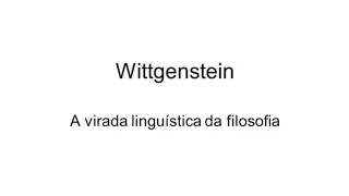 A virada linguística da filosofia