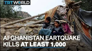 Magnitude 6.1 quake kills at least 1,000 people in Afghanistan