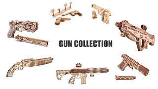 "Gun Collection" - WoodTrick New 3D wooden mechanical models for adults