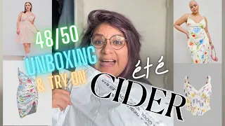 Haul Cider Plus size - été 24 - 48eu try on - unboxing