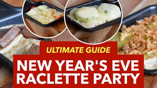 German Raclette Party - German New Years Eve Food Traditions