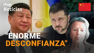 CHINA: "Veo DIFÍCIL que XI JINPING se DESPLACE a UCRANIA para reunirse con ZELENSKI" | RTVE Noticias