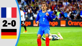 France 2 × 0 Germany | Extended Highlight and goals ( Euro-2016)