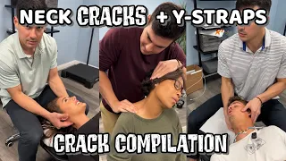 NECK CRACK + Y-STRAP COMPILATION (CRUNCHY) with Dr. Tyler