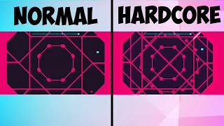 Last Tile  | Normal VS Hardcore in Just Shapes and Beats: The Lost Chapter