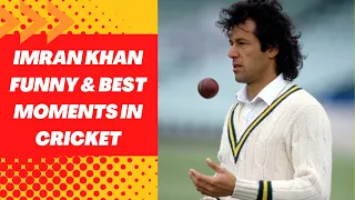 Imran Khan Best & Funny Moments in Cricket Career | Imran Khan Legend