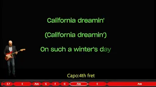 the mamas & the papas - california dreamin - Lyrics Chords