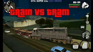 GTA SA[Train vs Tram]