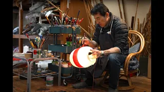 Amazing Process of Making Japanese Paper Lantern Chochin with 130 Years of History