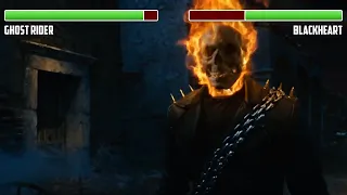 Ghost Rider vs. Blackheart WITH HEALTHBARS (PART 1) | Final Battle | HD | Ghost Rider