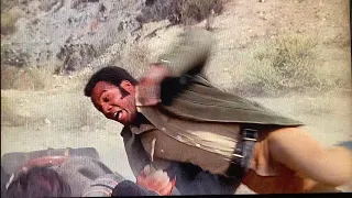 Bad Ass Jim Brown & Burt Reynolds Fights On Cliff 100 Rifles